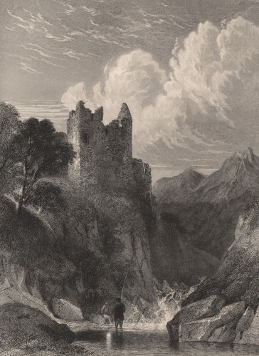 Garth castle perthshire - castle,,
