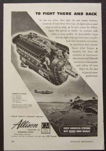 Allison aircraft engine - aircraft,