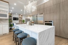 Marble Venato  Effect Kitchen