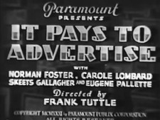 It Pays to Advertise (1931)