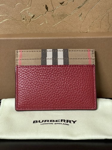 Burberry cardholder leather - burberry,
