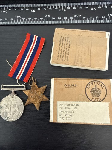 Ww2 original medal box two - ww2,