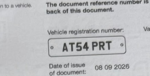Private plate retention - on,