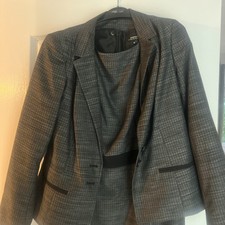 Grey Papaya Suit Dress And Jacket Set 12