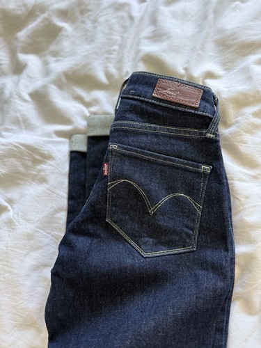 Levi women dark blue jeans - women's,