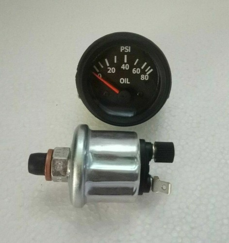 Oil pressure gauge with - ,