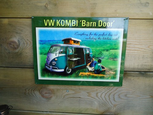 Volkswagen kombi metal sign - metal,