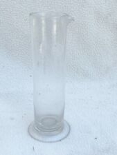 VINTAGE OLD GLASS  NON GRADUATED TEST TUBE