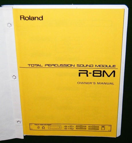 Roland percussion module - roland, r-8m