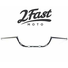 1" Chrome Clubman Handlebars