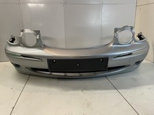 JAGUAR X-TYPE SALOON 2001-10 FRONT BUMPER  SILVER CC-MME
