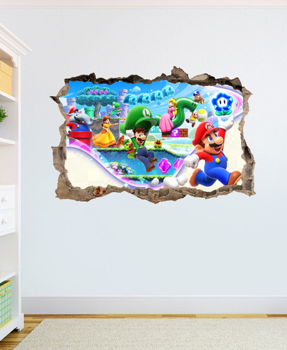 Super mario bros wall - mario,