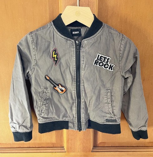 Hudson gray bomber zip - gray,