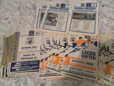LEEDS UNITED HOME PROGRAMMES