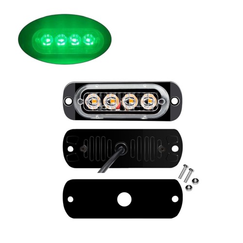 1pc 4led car - car, warning
