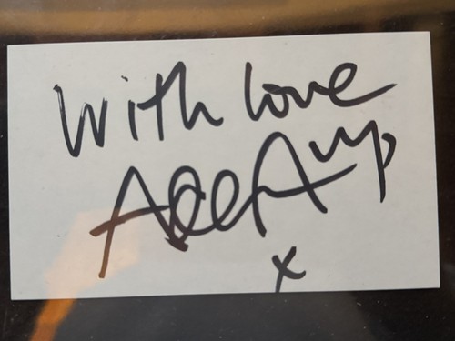 Adam ant autographed - adam,