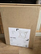 white wooden foldable tray