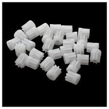 30Pcs 0.5 Modulus 8 Teeth Plastic Gear Cog for 2mm Toy Car Motor Shaft R3A23343