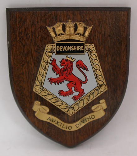 Oak wall plaque shield crest - plaque,