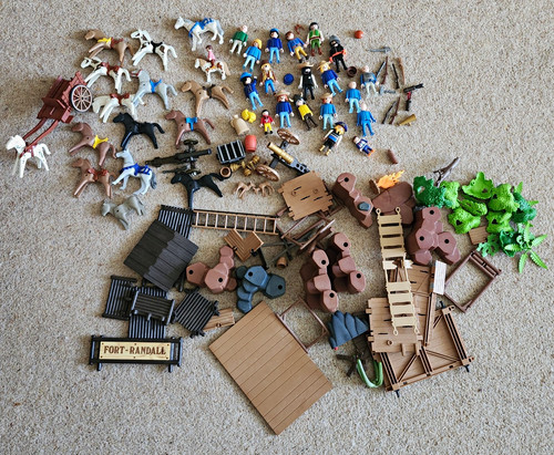 Vintage playmobil western job - playmobil,
