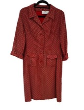 Vintage 60s Horrockses Red