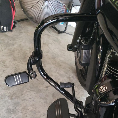 Black highway foot pegs - highway, crash