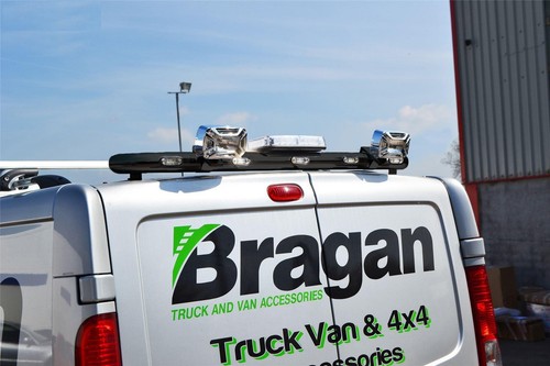 Black rear roof bar beacon - +,