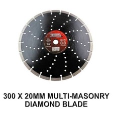 TEIKUTA 300 X 20mm Multi Material Masonry Diamond Blade 9044