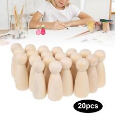 20Pcs Wooden Peg Dolls 35mm &