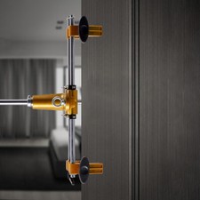 Mortice Lock Fitting Jig Door Lock Mortiser Kit Lock Tongue Opener w/ 3 Cutters