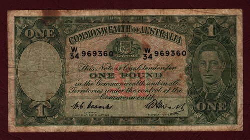 Australian paper banknote - australian,