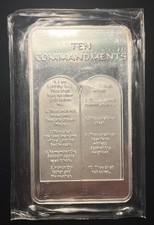 10oz Silver Bar Ten