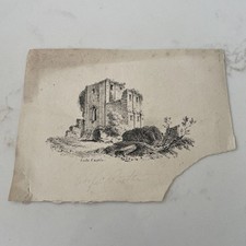 Original Antique Engraving of