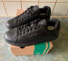 New Classic Sergio Tacchini Capri Cupsole Black PU Trainers Uk 6.5