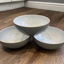 3 x Denby Elements grey