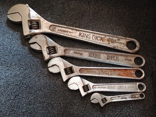 King dick adjustable - adjustable, wrenches