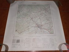 Map Of Military Geographic Institute Feltre Scale 1:25000 1961 Belluno