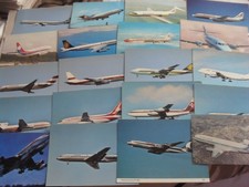 POSTCARD - AEROPLANE - JOB LOT 20 CARDS - PASSENGER AIR LINERS - TRANSPORT