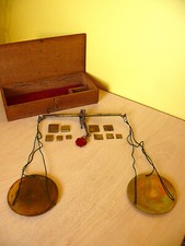 Vintage Jewellers' Weighing Scales & Weights