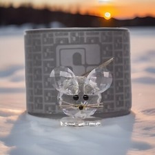 Swarovski Crystal Mouse Figurine 7655 h4cm Mint Boxed