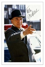 TELLY SAVALAS SIGNED PHOTO PRINT AUTOGRAPH KOJAK
