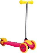 Junior Pink & Yellow 3 Wheeled