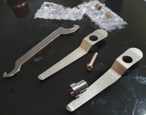 Microscope stage clips - stage, slide