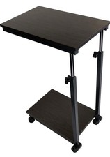 Sofa Side Table Over-bed Table Slide Under Height Adjustable Wooden Laptop Table