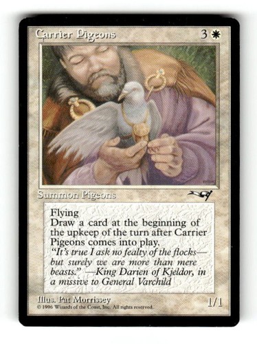 Carrier pigeons all - (hand),