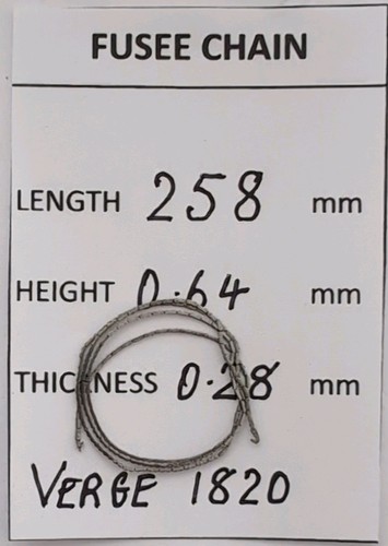 Fusee chain 258 long - 258, mm