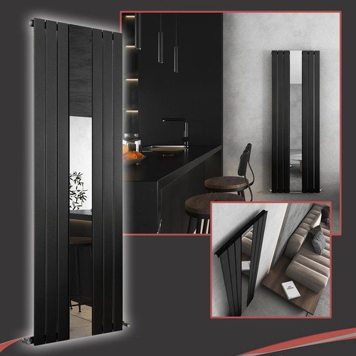 Black designer vetical mirror - vetical,