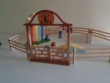 Schliech Horse Training Arena With Jump And Equipemt And Grooms