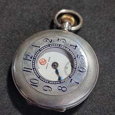 Antique solid silver half - antique,