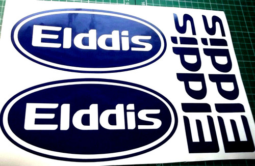 Elddis oval caravan sticker - caravan,